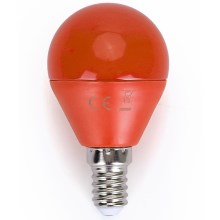 LED-pære G45 E14/4W/230V orange - Aigostar 100003OFY