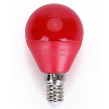 LED-pære G45 E14/4W/230V rød - Aigostar