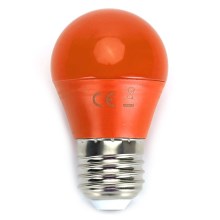 LED-pære G45 E27/4W/230V orange - Aigostar 100003OGE