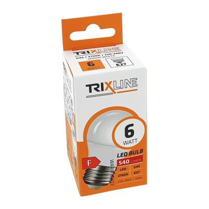 LED-pære G45 E27/6W/230V 2700K