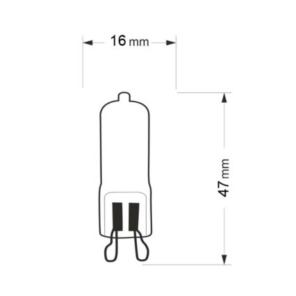 LED-pære G9/2,5W/230V 3000K