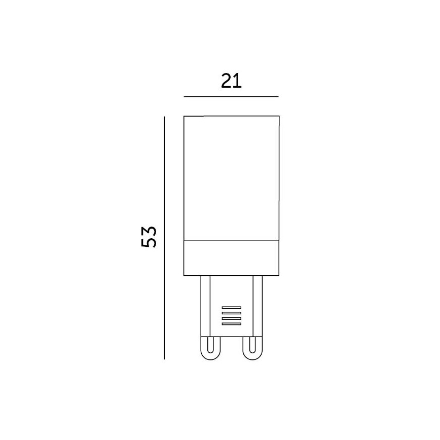 LED-pære G9/3W/230V 3000K 100°