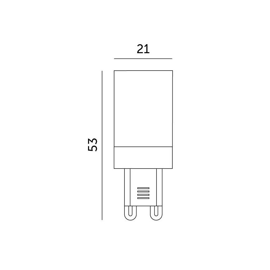LED-pære G9/3W/230V 4000K 100°