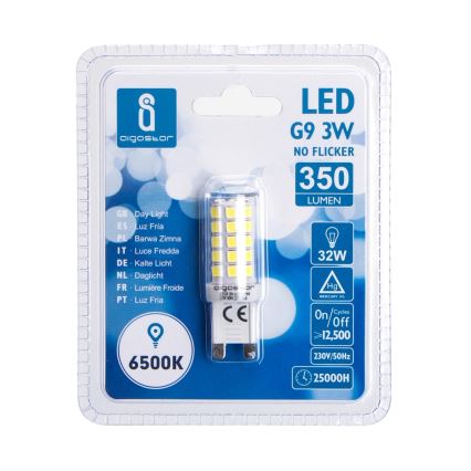 LED-pære G9/3W/230V 6500K - Aigostar