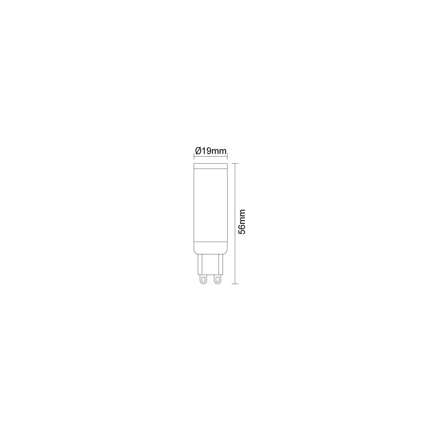 LED-pære G9/4,6W/230V 2800K