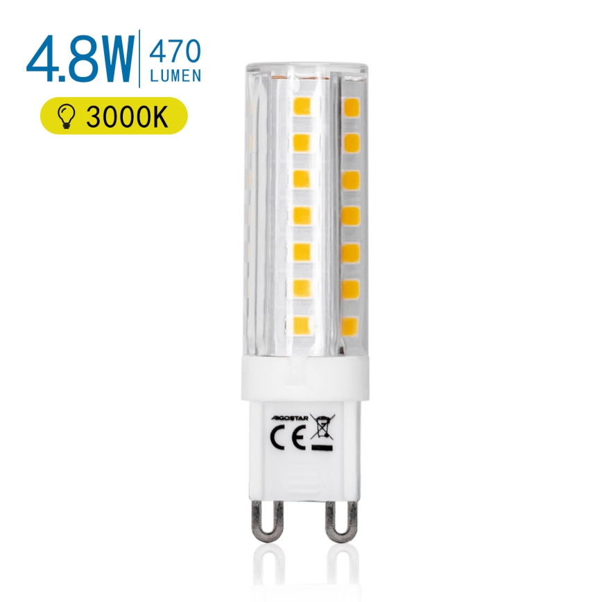 LED-pære G9/4,8W/230V 3000K - Aigostar