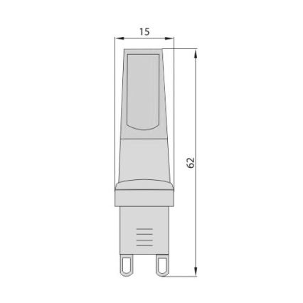 LED pære G9/4W/230V 3000K