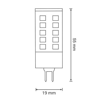 LED-pære G9/4W/230V 3000K