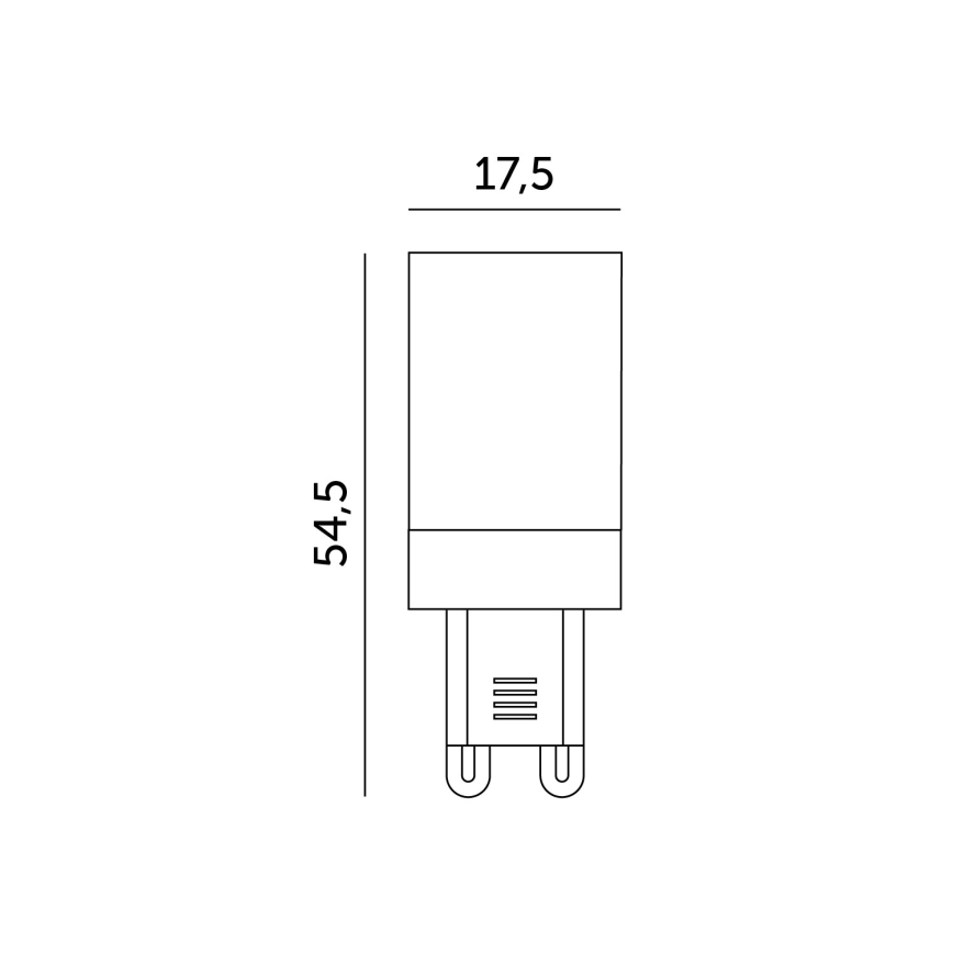 LED-pære G9/4W/230V 6000K