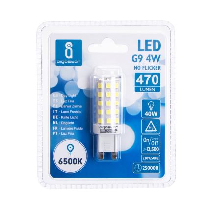 LED-pære G9/4W/230V 6500K - Aigostar