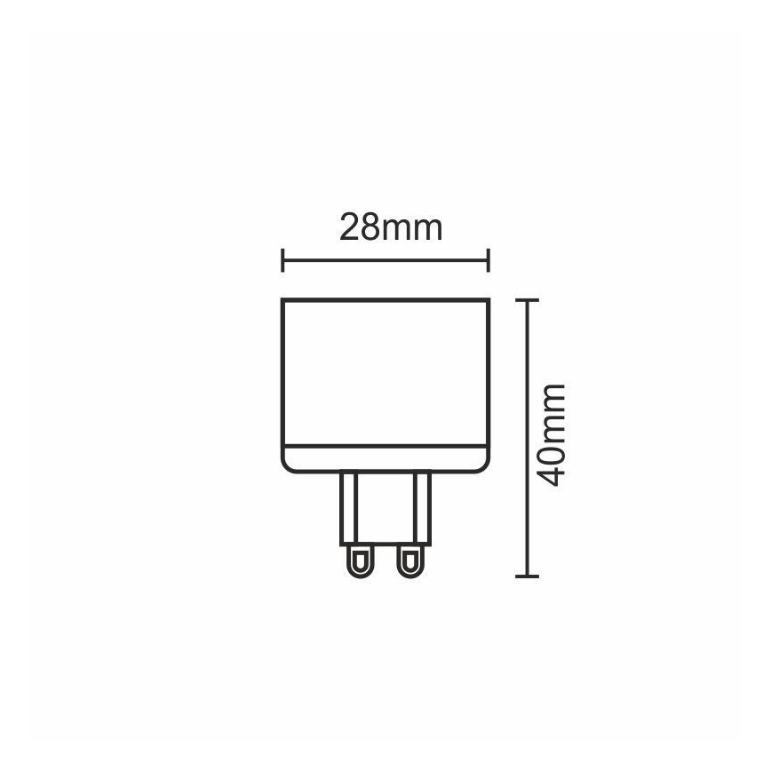 LED pære G9/5W/230V 4000K