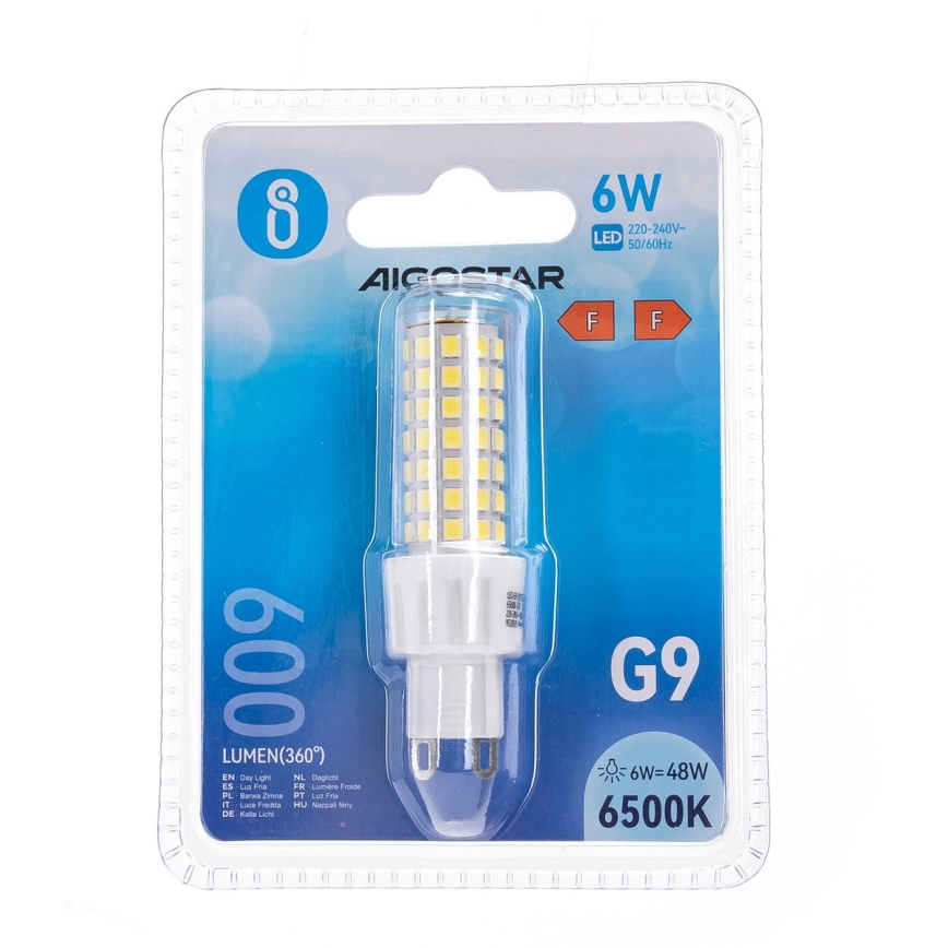 LED-pære G9/6W/230V 6500K - Aigostar