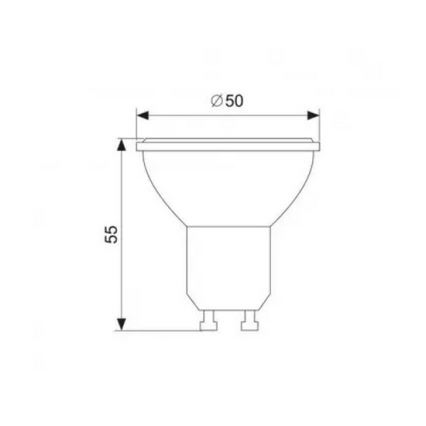 LED-pære GU10/1,5W/230V 4000K