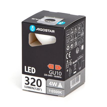 LED-pære GU10/4W/230V 6500K - Aigostar