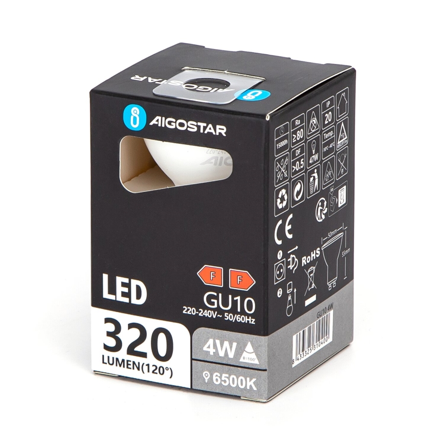 LED-pære GU10/4W/230V 6500K - Aigostar
