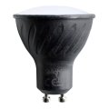 LED-pære GU10/6W/230V 3000K sort