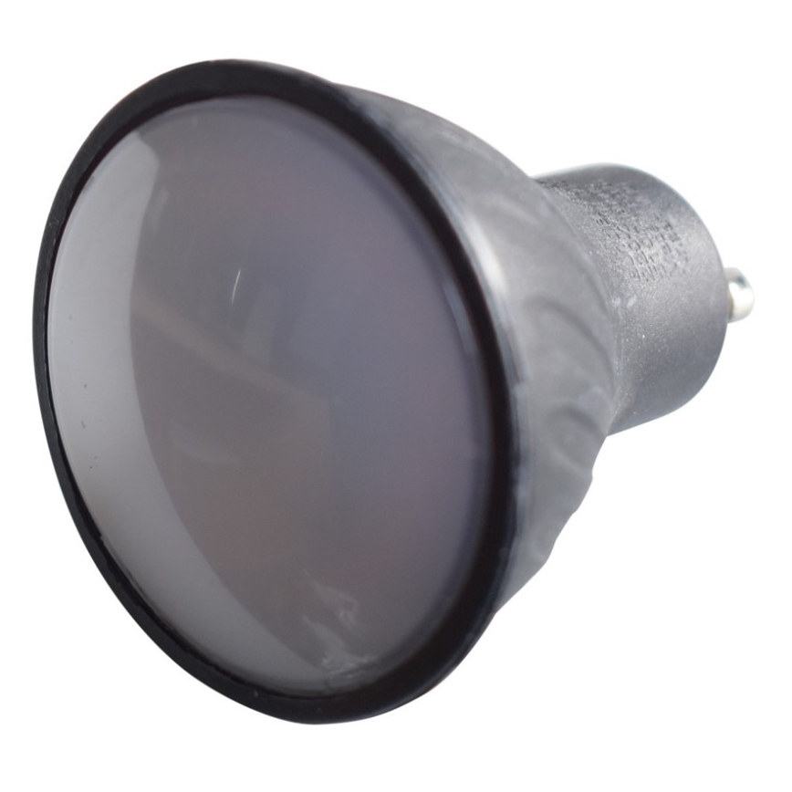 LED-pære GU10/6W/230V 3000K sort