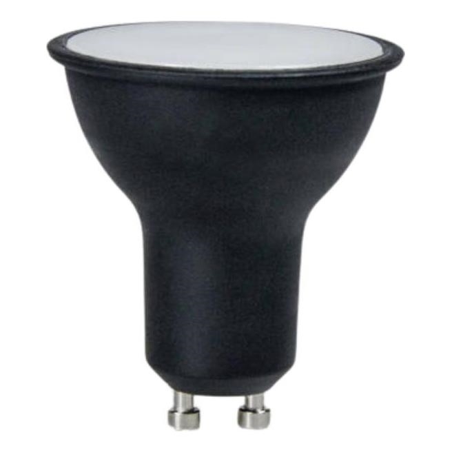 LED-pære GU10/6W/230V 3000K sort