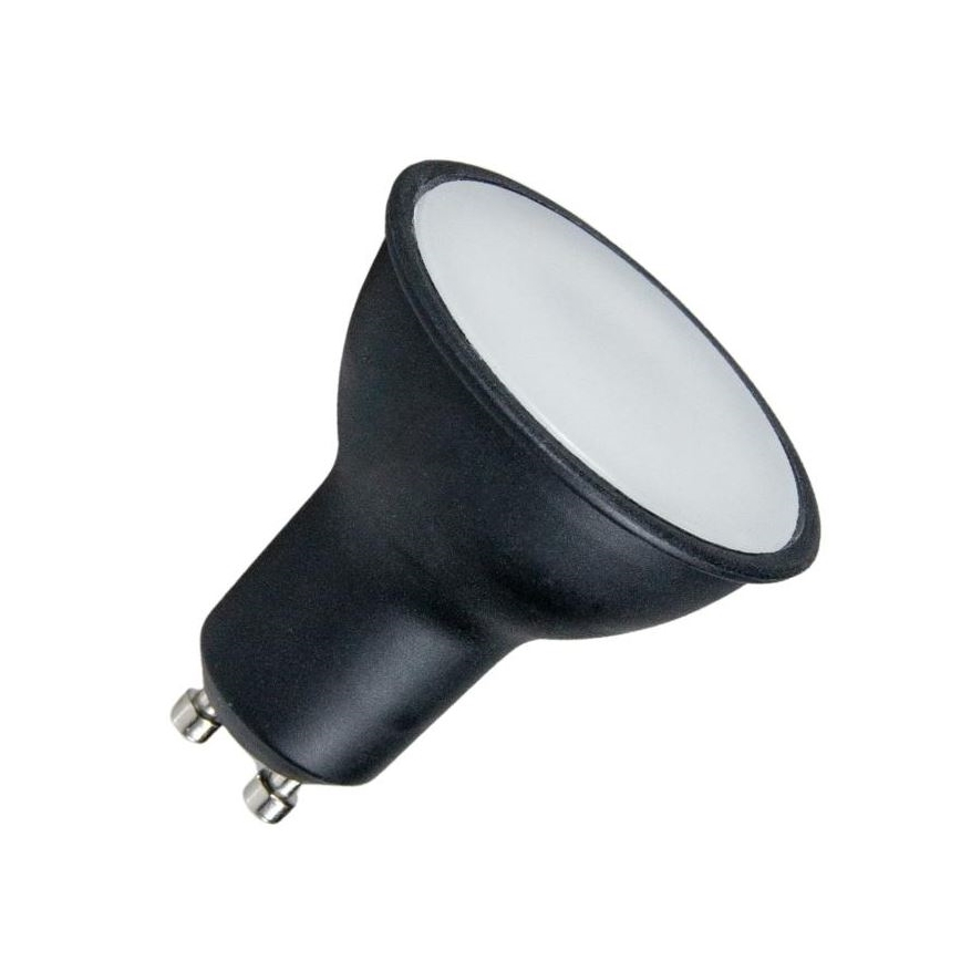 LED-pære GU10/6W/230V 3000K sort