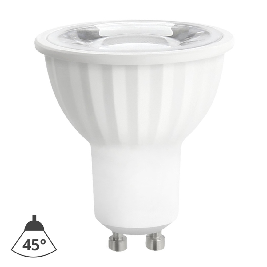 LED-pære GU10/6W/230V 4000K 45° hvid