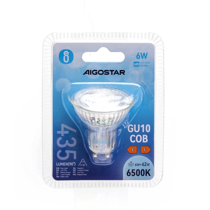 LED-pære GU10/6W/230V 6500K - Aigostar
