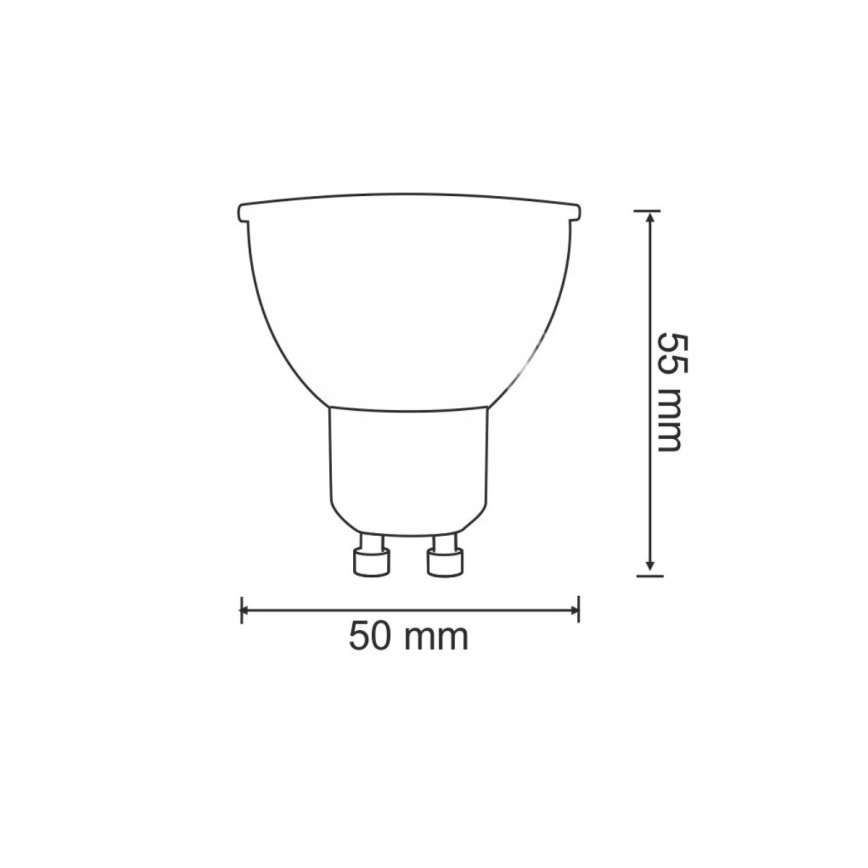 LED-pære GU10/7W/230V 4000K