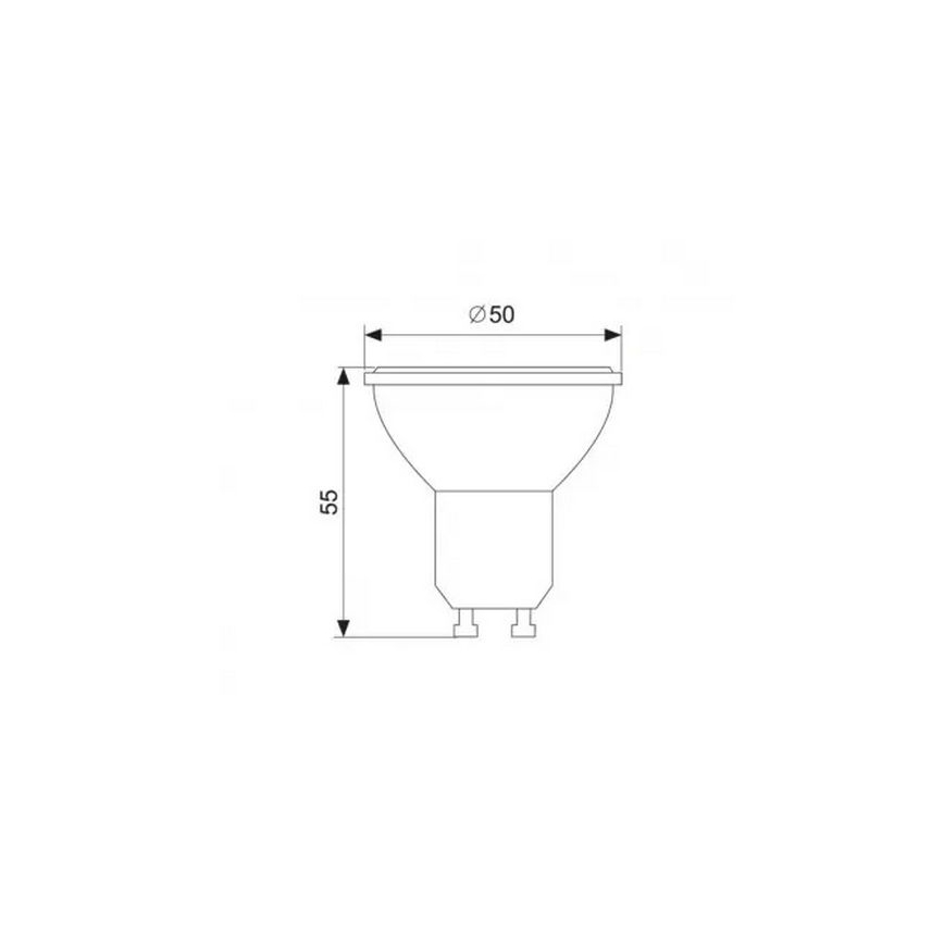 LED-pære GU10/7W/230V 6500K