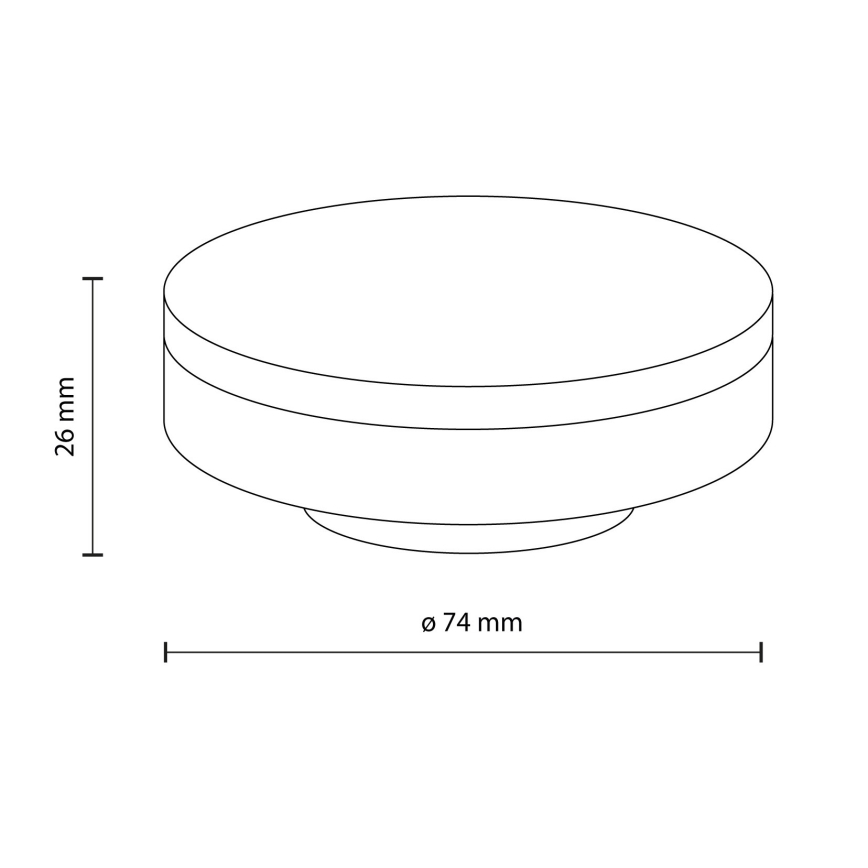 LED-pære GX53/8W/230V 4000K