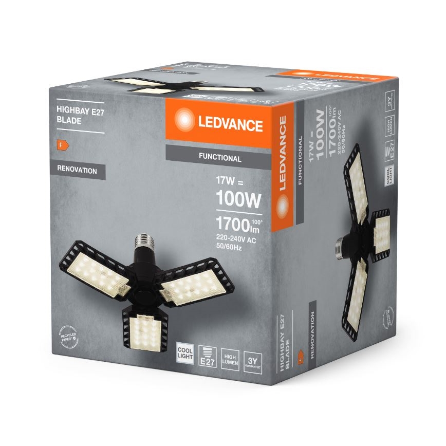 LED-pære HIGHBAY E27/17W/230V 4000K - Ledvance