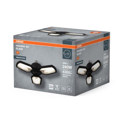LED-pære HIGHBAY E27/40W/230V 4000K - Osram