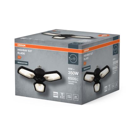 LED-pære HIGHBAY E27/60W/230V 4000K - Osram
