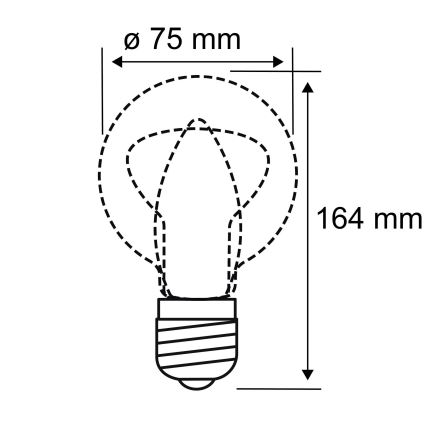 LED-pære INNER B75 E27/3,5W/230V 1800K - Paulmann 28877