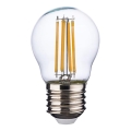 LED-pære klar G45 E27/4,5W/230V 2200K