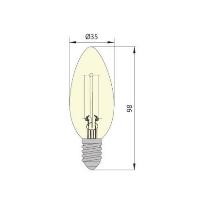 LED pære LEDSTAR CLASIC E14/5W/230V 3000K