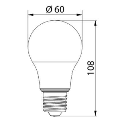 LED pære LEDSTAR ECO E27/10W/230V 4000K