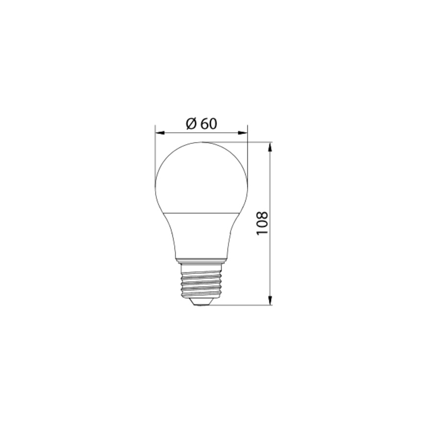 LED pære LEDSTAR ECO E27/10W/230V 4000K