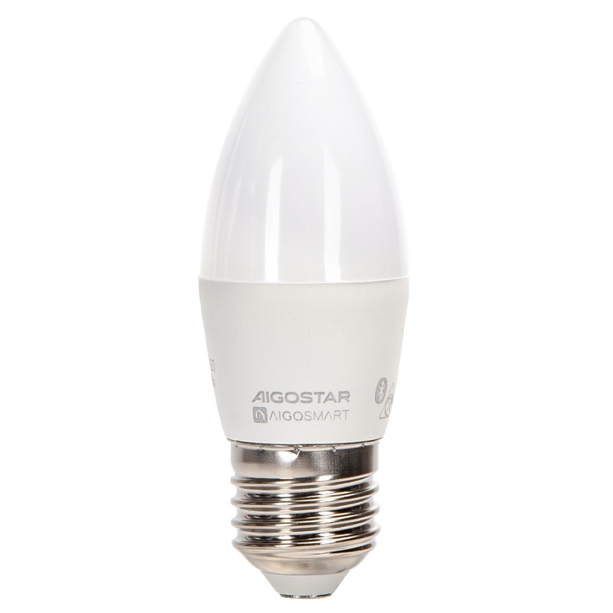 LED-pære med RGBW-farver dæmpbar C37 E27/4,9W/230V 2700-6500K - Aigostar