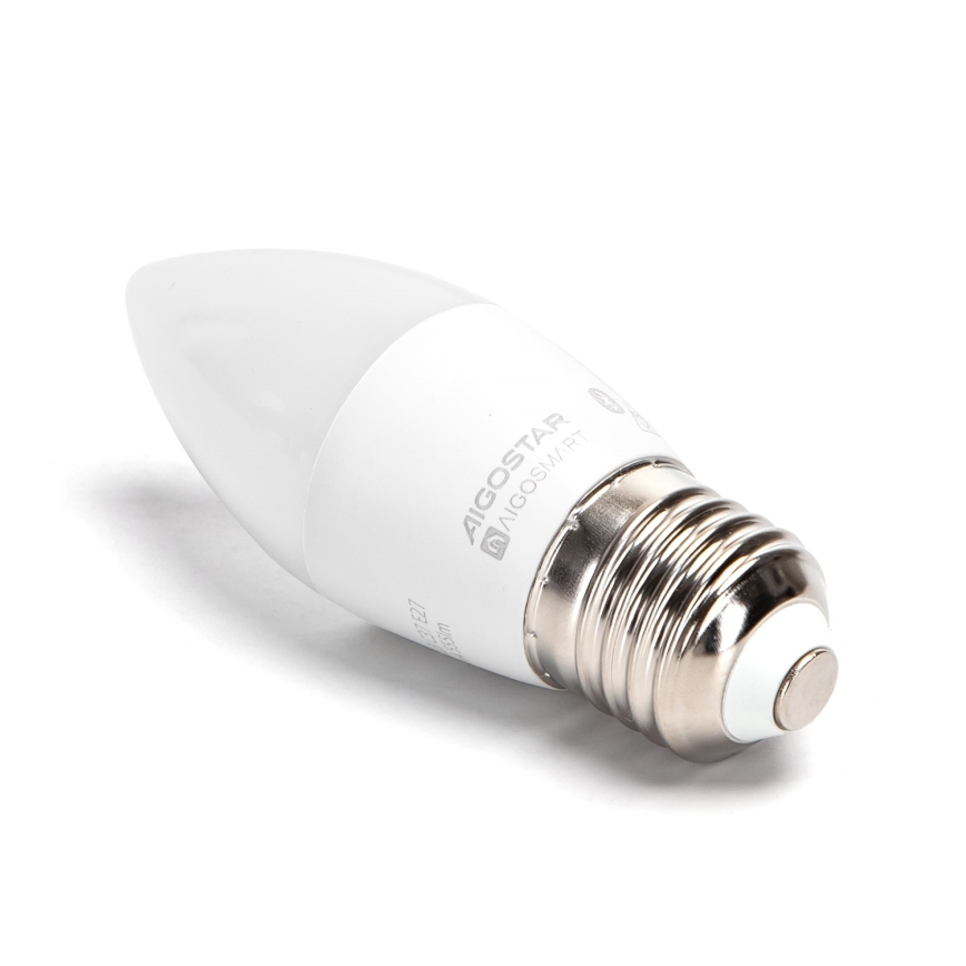 LED-pære med RGBW-farver dæmpbar C37 E27/6,5W/230V 2700-6500K - Aigostar