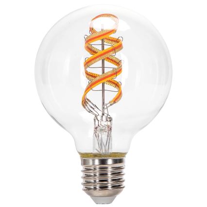 LED-pære med RGBW-farver dæmpbar FILAMENT MESH Smart G80 E27/4,9W/230V 2700K - Aigostar