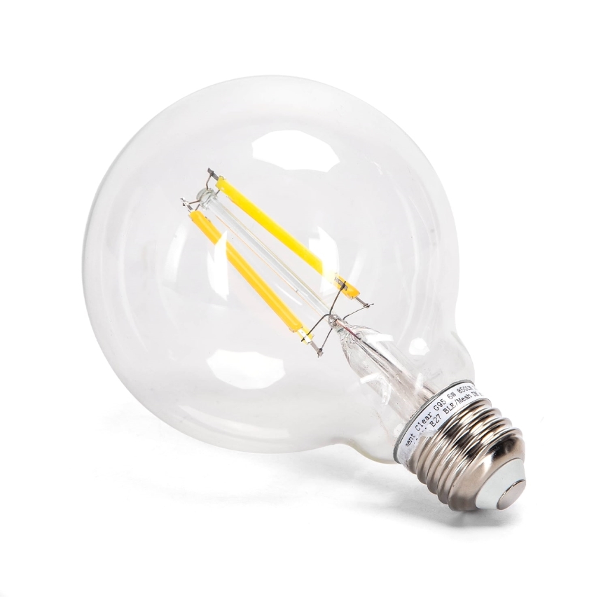 LED-pære med RGBW-farver dæmpbar FILAMENT MESH Smart G95 E27/4,9W/230V 2700K - Aigostar