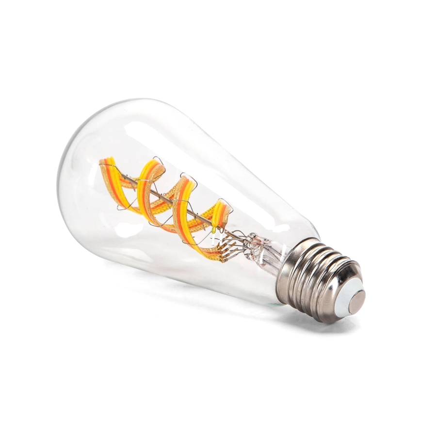 LED-pære med RGBW-farver dæmpbar FILAMENT MESH Smart ST64 E27/4,9W/230V 2700K - Aigostar