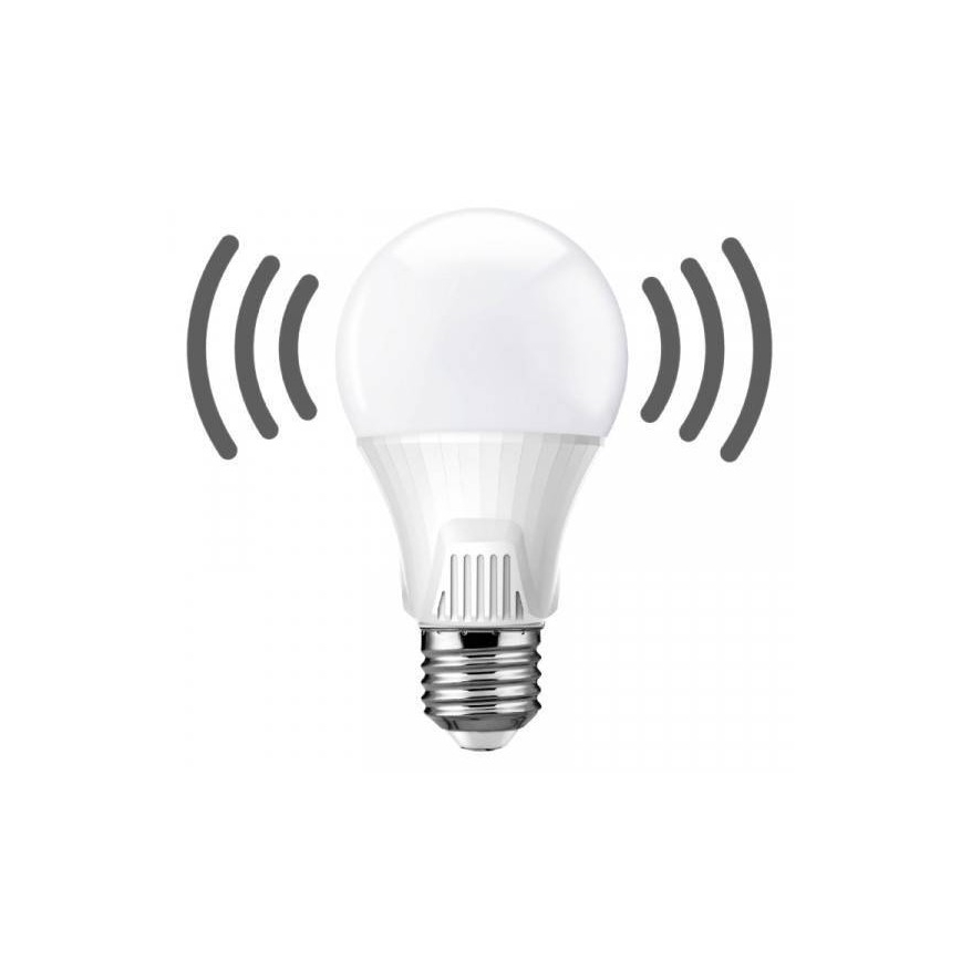 LED-pære med indbygget bevægelsessensor E27/9W/230V 6500K