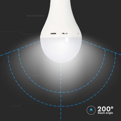 LED Pære med nødtilstand A70 E27/9W/230V 4000K