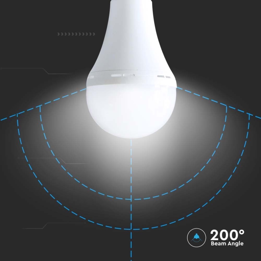 LED Pære med nødtilstand A90 E27/15W/230V 4000K