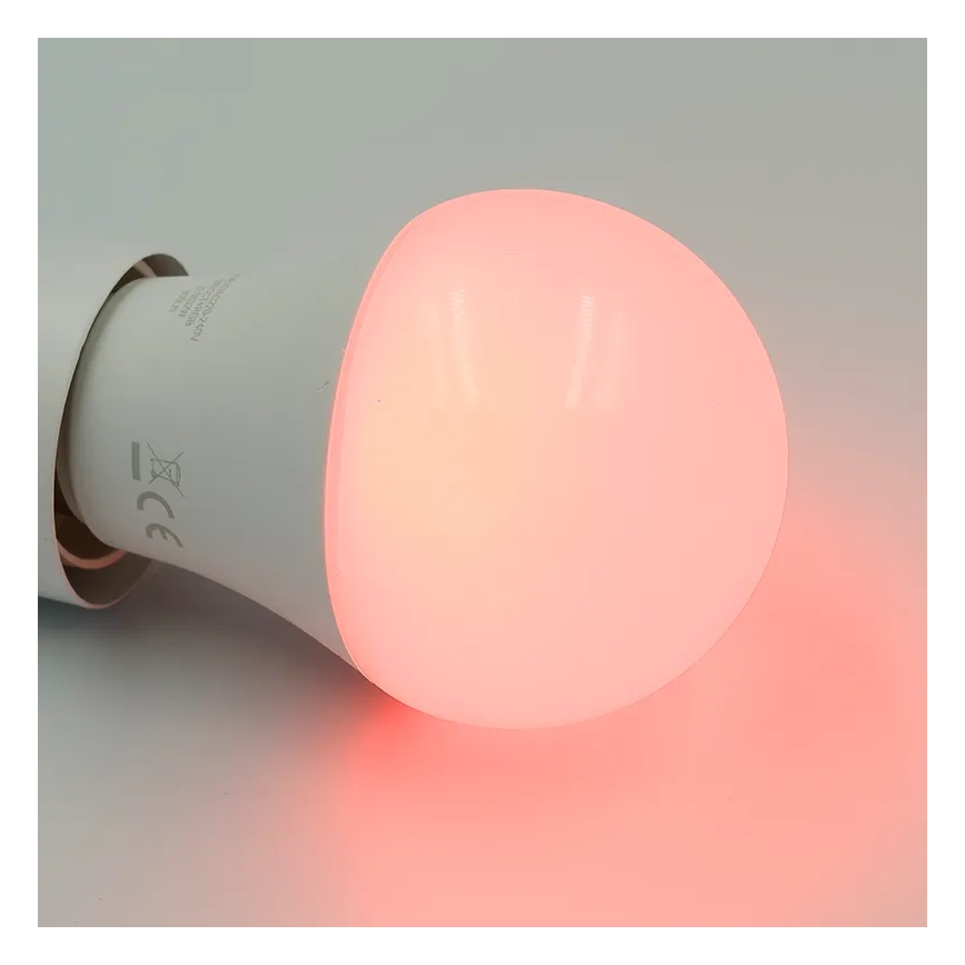 LED-pære med RGBW-farver dæmpbar A60 E27/9W/230V 2700-6500K Wi-Fi Tuya