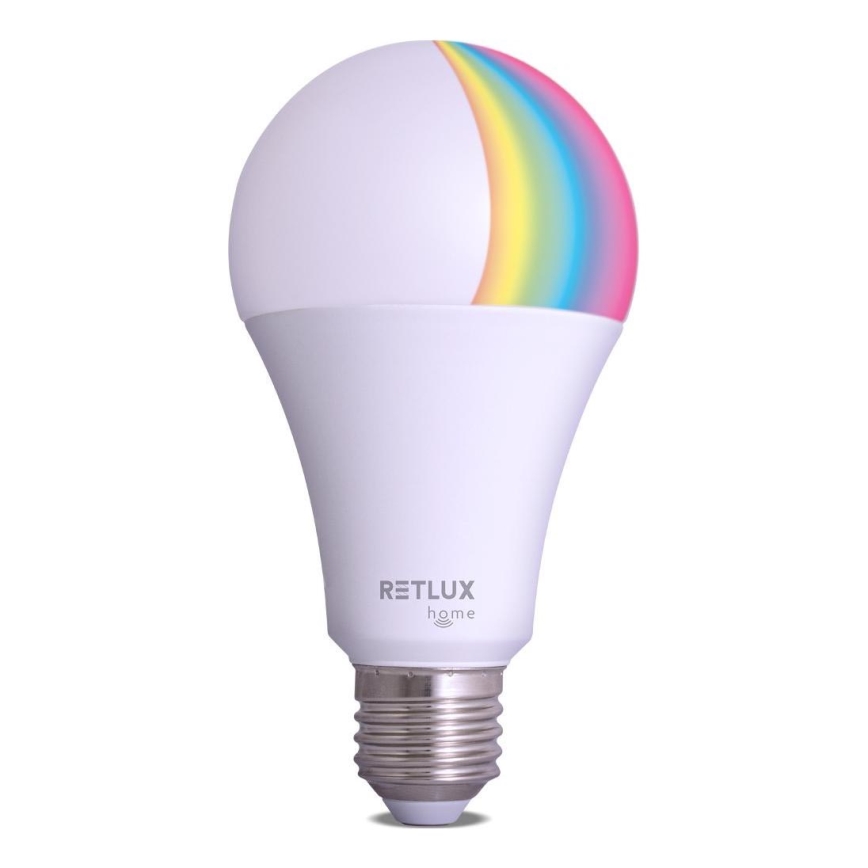 LED-pære med RGBW-farver dæmpbar A70 E27/14W/230V 2700-6500K Wi-Fi Tuya
