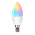 LED-pære med RGBW-farver dæmpbar C37 E14/4,9W/230V 2700-6500K - Aigostar