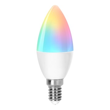 LED-pære med RGBW-farver dæmpbar C37 E14/6,5W/230V 2700-6500K - Aigostar