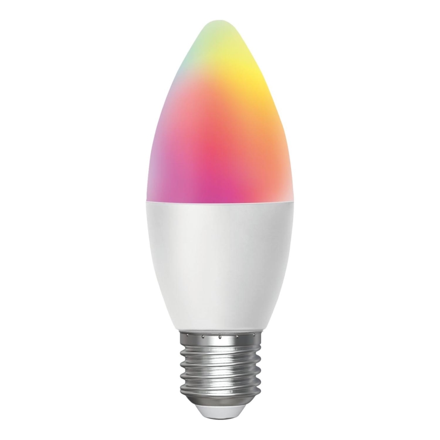 LED-pære med RGBW-farver dæmpbar C37 E27/4,9W/230V 2700-6500K - Aigostar