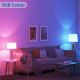 LED-pære med RGBW-farver dæmpbar C37 E27/6,5W/230V 2700-6500K Wi-Fi - Aigostar